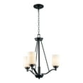 thumbnail image 3 of 70525-3 BN Trans Globe Lighting Mod Space - Three Light Chandelier-Brushed Nickel Finish, 3 of 4