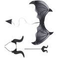thumbnail image 4 of 1 conjunto de cosplay diablo disfraz diadema diadema de diablo ala de ala de cosplay accesorios de apoyo del diablo, 4 of 8