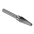 thumbnail image 1 of Unique Bargains Double Coupe en Carbure de Tungstène Fichier Rotatif 2/5 "Tête 6mm en Forme de Cône de Tige, 1 of 1