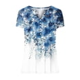thumbnail image 3 of Women's Casual V Neck Ruffle Sleeve Summer Tank Tops Shirts, 3 of 5
