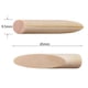 thumbnail image 2 of Paquete de 50 tapones para agujeros de bolsillo de madera maciza de 9,5 mm (tapones de pino), 2 of 6