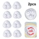thumbnail image 1 of JShteea 4 Poleas Giratorias Adhesivas Sin Ruido para Contenedores Caja Almacenamiento Muebles (blanco B), 1 of 5
