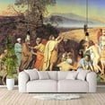 thumbnail image 2 of IDEA4WALL 6pcs The Appearance of Christ Before the People by Alexander Andreyevich Ivanov Peel and Stick Wallpaper Removable Wall Murals Large Wall Stickers for Home Decoration - 100x144 inches, 2 of 5