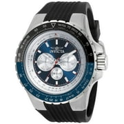 INVICTA Aviator Men 50mm Stainless Steel Steel Blue+Silver dial VH63 Quartz