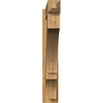 thumbnail image 2 of Ekena Millwork 6"W x 36"D x 36"H Balboa Rough Sawn Craftsman Outlooker, Western Red Cedar, 2 of 4