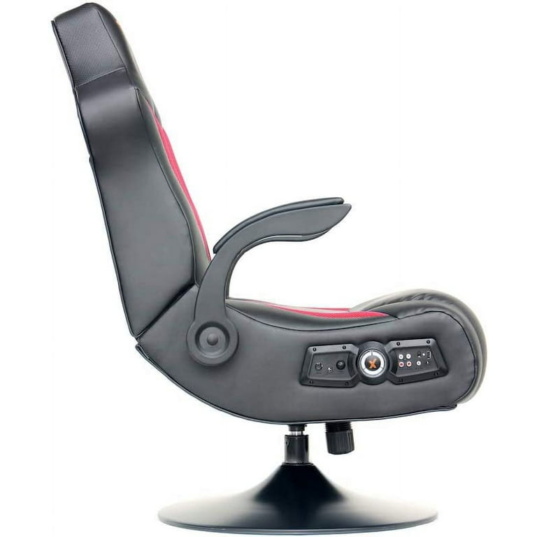 X Rocker Bluetooth Ergonomic Swivel Leather Gaming Chair Black