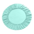 thumbnail image 4 of GROWTH TANK Drap-Housse Rond en Coton Uni Couvre-Lit Vert Pâle, 4 of 7