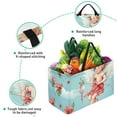 thumbnail image 3 of Cupid Large Foldable Oxford Cloth Toy Basket - Beach Bag, Shopping Bags, Laundry Basket, 3 of 7