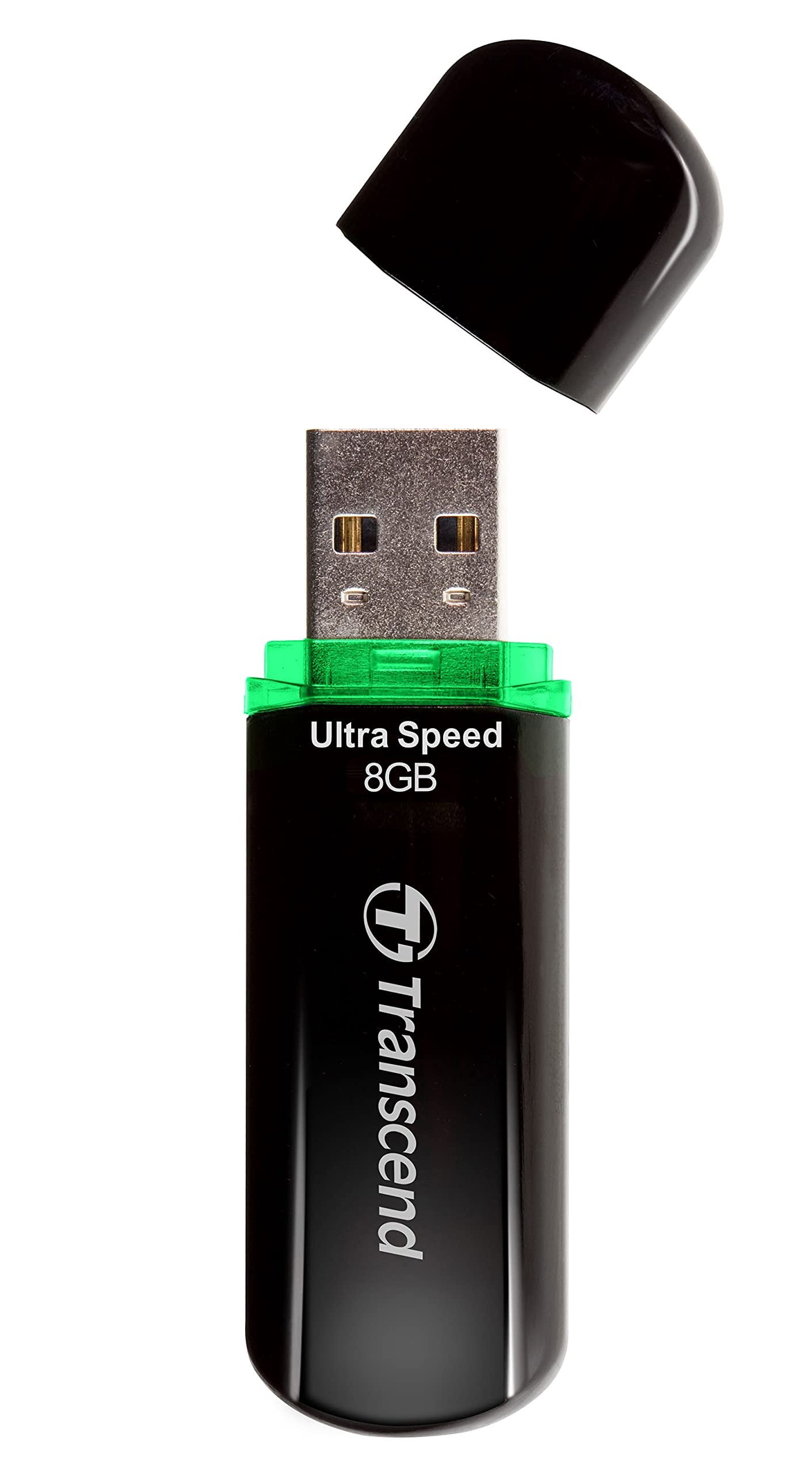 Transcend 4GB JetFlash 600 USB2.0 Flash Drive - 4 GB - USB 2.0 - Black