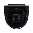 thumbnail image 4 of Lunale Leather Swivel Accent Barrel Chair, Club Chair Comfy Reading Armchair, Black, 4 of 5