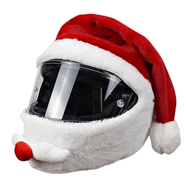 10uds. Funda para casco Navidad elástico personalizado cascos de felpa para fiesta al aire libre Navidad