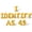 Gold, variant on Letter Balloons - I IDENTIFY AS 49 16" Inch Alphabet Letters Foil Mylar Balloon 49th Birthday Party Banner (Green)