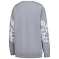 thumbnail image 3 of Women's The Wild Collective  Gray Indiana Fever Double Collar Fleece Pullover Sweatshirt, 3 of 3