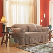 Home Trends New Suede Slipcovers, Tan
