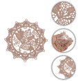 thumbnail image 3 of Unique Bargains 1 Pc Durable Embroidery Drink Coaster Cameo, 3 of 5