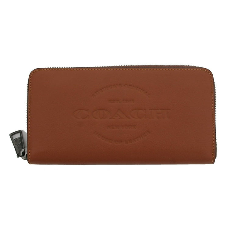 New 8962 1 Coach Mens Accordion Wallet Brown 275