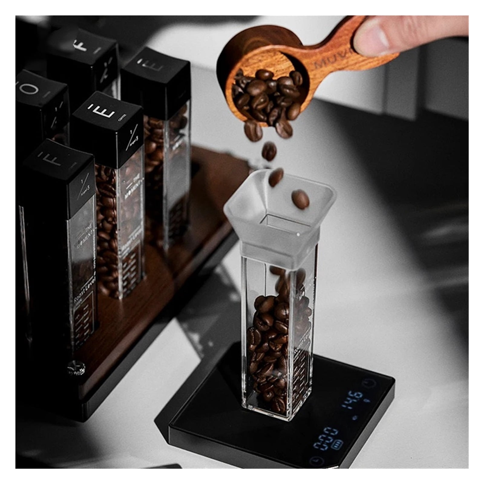 Metal Electronic Scale for Espresso Coffee 0.1/g High Precision Professional Coffee Scale / Espresso Scale with Timer