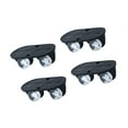 thumbnail image 5 of 4 Pieces Small Caster Wheels Sticky Universal 360 Rotation Paste Swivel Caster Wheels for Small Furniture, Furniture Storage Box Trash Can , Black, 5 of 7