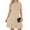 *Beige, variant on ClodeEU Women's Sequin Lace Short Sleeve A Line T-Shirt Dress ,Casual Swing Dress Black,Womens Plus L