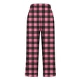thumbnail image 3 of Guluxicc Womens Cotton Lounge Pants with Pockets Elastic Waist Drawstring Loose Straight Leg Trousers for Sleepwear, 3 of 4