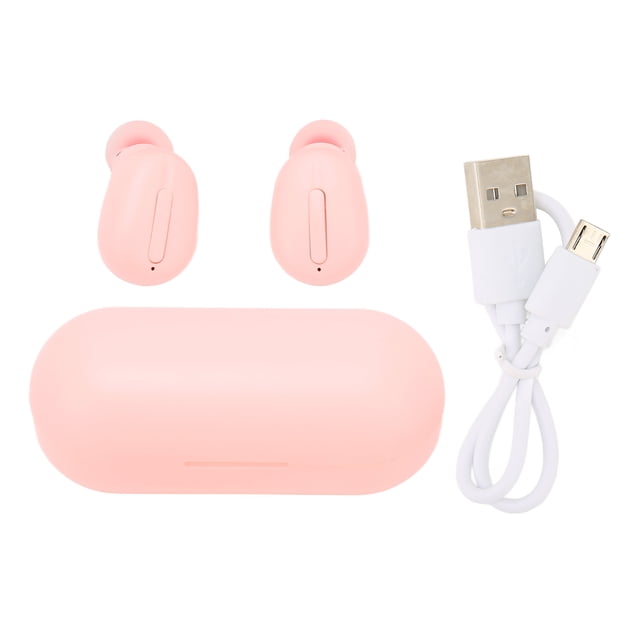 BT 5.0 Auricular Estéreo Control de Botón Estable HiFi Estéreo Mini Auriculares Inalámbricos para Android