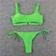 thumbnail image 4 of WILLBEST Traje de Baño Natacion Mujer Traje de Baño de Moda para Mujer Traje de Baño Dividido Color Sólido Cuidado Traje de Baño con Cinta, 4 of 4