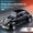 Bright black, variant on Classic Beetle mini alloy car pull-back drive car model, three doors can be opened 1:60 scale, gifts for boys adults and kids