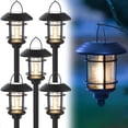 thumbnail image 1 of Solar Path Lights Dynaming, paquete de 6 luces LED de color blanco cálido de doble uso, 1 of 8