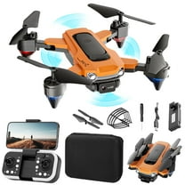 Gifts for 12 Year Old Boys, Drone with 1080P HD FPV Camera Remote Control Toys Gifts for Boys Girls with Altitude Hold Headless Mode Start Speed Adjustment, Orange, One Size