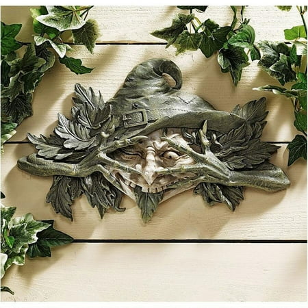 Design Toscano The Poison Ivy Forest Witch: Greenman Wall Sculpture