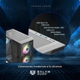 thumbnail image 2 of Gabinete Gamer BALAM RUSH NITROX CRYSTAL 5500 CBW ATX Media Torre 3+1 Fan ARGB Cristal Templado Frente Cristal USB-C, 2 of 6