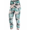 thumbnail image 2 of Nike Women's Printed Botanical Fast Crop Running Legging (Pink/Green, Small), 2 of 2