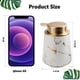 thumbnail image 2 of Dispensador de jabón de manos en loción de cerámica, bomba fácil de presionar, dispensador de desinfectante de manos para baño recargable, 2 of 5