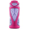 ZULU Torque 16 fl oz Pink and Purple Plastic Water Bottle with Straw and Wide Mouth Lid
