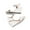 WHITE, variant on Women’s Casual Dressy Wedge Sandals Cute Square Toe and Buckle Ankle Strappy Slingback Wedding Shoes SDPW224W NUDE Size 6.5