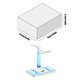 thumbnail image 5 of [Blanco] Controlador PS VR2 Carga Dual Base Carga Del Controlador Colorido PS VR2 Con Estante para Almacenamiento Gafas Y, 5 of 9