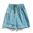 thumbnail image 3 of RFQWOVSR Women's 5" Inseam Athletic Shorts Loose Fit Casual Solid Color Quick Dry Gym Workout Shorts L, 3 of 4
