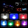 thumbnail image 2 of 10x White T4.7/T5 Neo Wedge 3030SMD Chip 12mm Base Led Car Instrument Cluster Dashboard Gauge Bulb HVAC AC Heater Climate Control Lamps Switch Indication Interior Light Replacement, 2 of 5