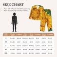 thumbnail image 4 of Sigee Vibrant Sunflower Painting for Women’s Pajama Sets Long-Sleeved Pjs Sets for Women 2 piece Sleepwear-Small, 4 of 7