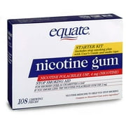 Equate Nicotine Gum, 108-Ct.