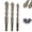 6+8+10mm, variant on 4-Flute Serrated Eccentric Drill Bit Kit, High-Strength Four-Flute Sawtooth Eccentric Drill Bit Set, Hard Alloy Drill Bit Kit for Stone, Glass, Wood, Metal (3+4+5+6+7+8+10+12mm)