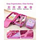 thumbnail image 3 of Set de equipaje VEVOR Kids de 2 piezas, 45 cm, tapa dura con mochila unicornio, 3 of 9