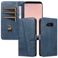 thumbnail image 1 of Phone Case for Samsung Galaxy S8 Magnetic PU Leather Card Slots Durable Wallet Cover, 1 of 5