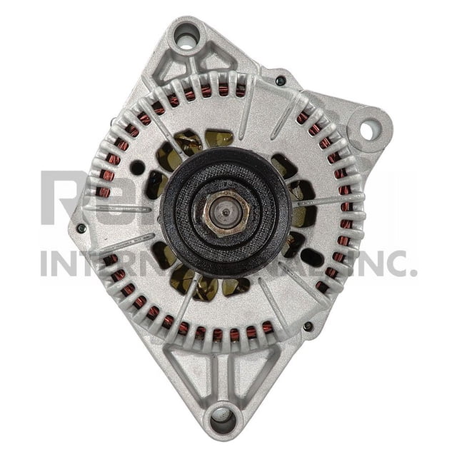 Remy International Alternator/Generator 23657 Alternator/Generator; Premium Remanufactured; OE Replacement; Alternator; 6 Millimeter x 1.0 Positive Battery Output Terminal; Internal Fan; Model FDII4G