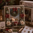 thumbnail image 4 of 3D Christmas Fabric Poke Art Kit, DIY 3D Fabric Poke Art Craft Kit No-Sew DIY Bird-Themed Memorial, Creative Craft Set, Holiday Home Decor, Vintage Holiday Handmade Christmas Decoration, 4 of 6