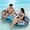 Blue & White, variant on Sybels 2-Person Quick Inflate River Float,featuring an Enhanced Backrest and Built-in Cooler – for Pool & Lake, Blue & Green