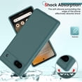 thumbnail image 5 of for Pixel-6A Case: Google Pixel 6A Phone Case [2022 Release] with 2 Pack Tempered Glass Screen Protectors, Soft Liquid Silicone with Microfiber Liner Cover Case, Green, 5 of 14