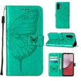 thumbnail image 4 of Case For Samsung Galaxy A24 4G Magnetic Flip Cover Embossing Butterfly Premium Leather, 4 of 5
