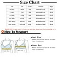 thumbnail image 2 of Ozmmyan Wirefree Bras for Women ,Plus Size Front Closure Lace Bra Wirefreee Extra-Elastic Bra Adjustable Shoulder Straps Sports Bras 36C-46C, Summer, 2 of 7
