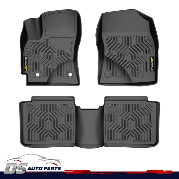 Fit For 2014-2019 Toyota Corolla Sedan Black Floor Mats Liners TPE All-Weather